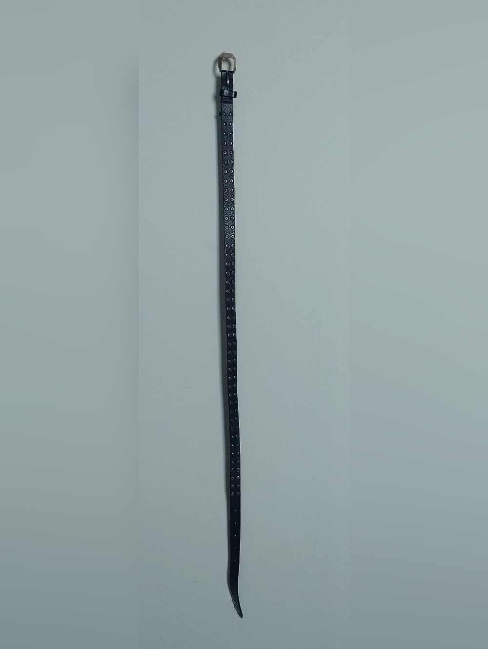 Diesel Womens Black Studded Leather Belt